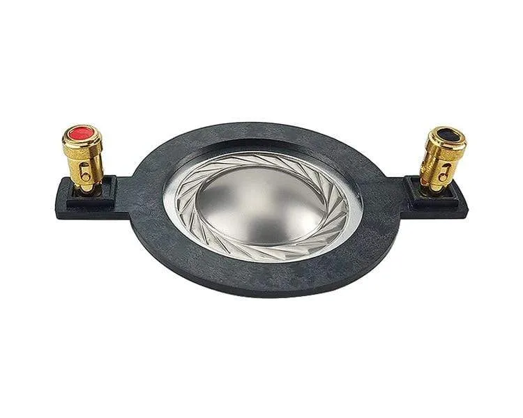GHXAMP 34.4 MM Hochtöner Membran Schwingspule Titan Film Flache aluminium Treiber 34.5 core komponenten Mit Säule 90MM 1Pairs
