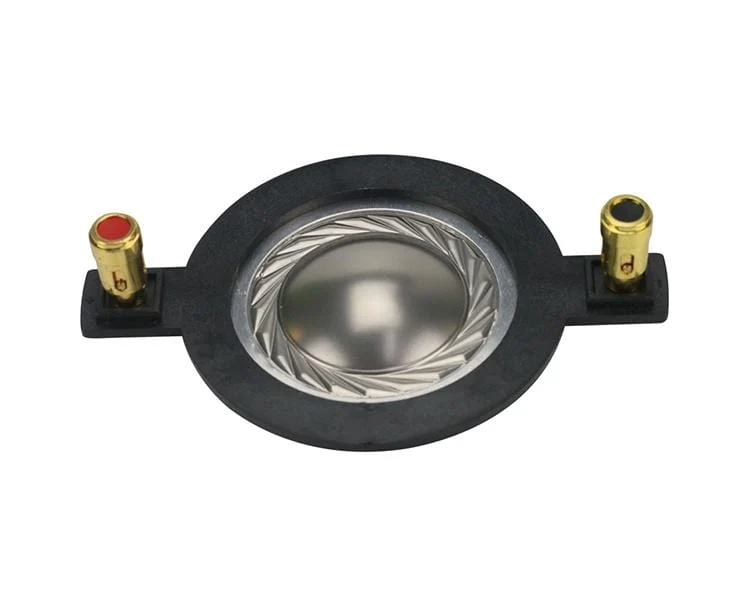GHXAMP 34.4 MM Hochtöner Membran Schwingspule Titan Film Flache aluminium Treiber 34.5 core komponenten Mit Säule 90MM 1Pairs