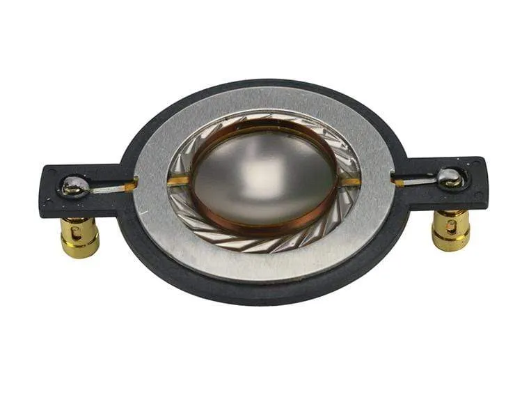 GHXAMP 34.4 MM Hochtöner Membran Schwingspule Titan Film Flache aluminium Treiber 34.5 core komponenten Mit Säule 90MM 1Pairs
