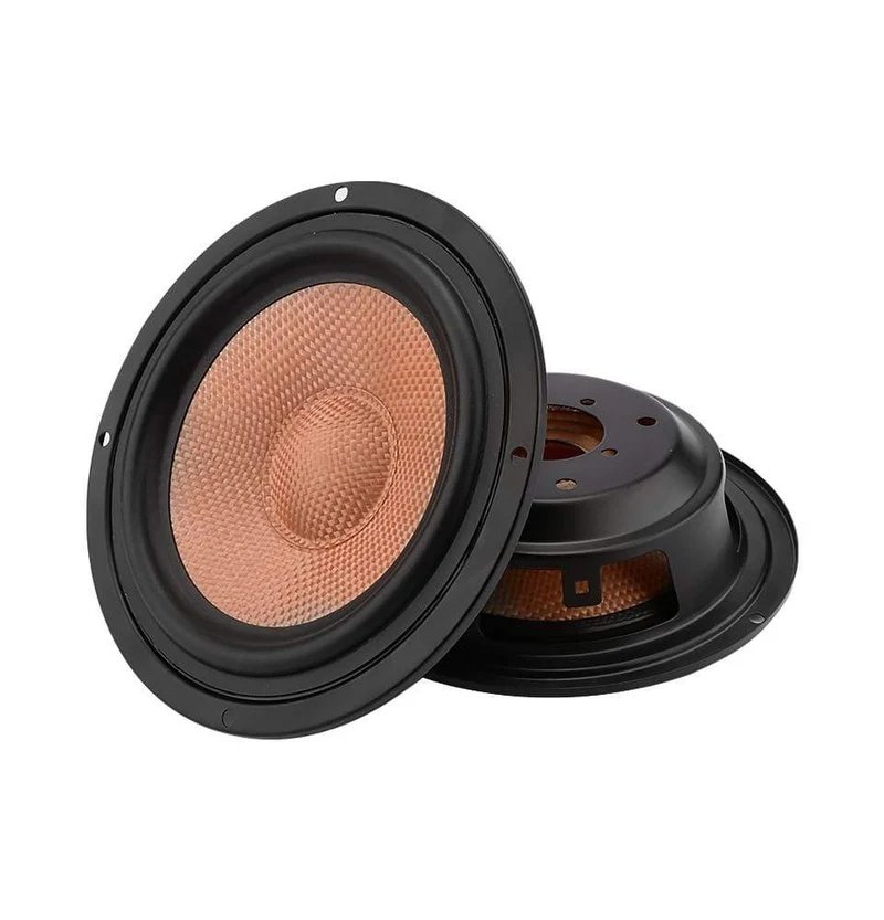 AIYIMA 2Pcs 6.5 Zoll Lautsprecher Treiber Woofer Radiator Bass Passiv DIY Lautsprecher Reparatursatz Zubehör Teile Soundsystem