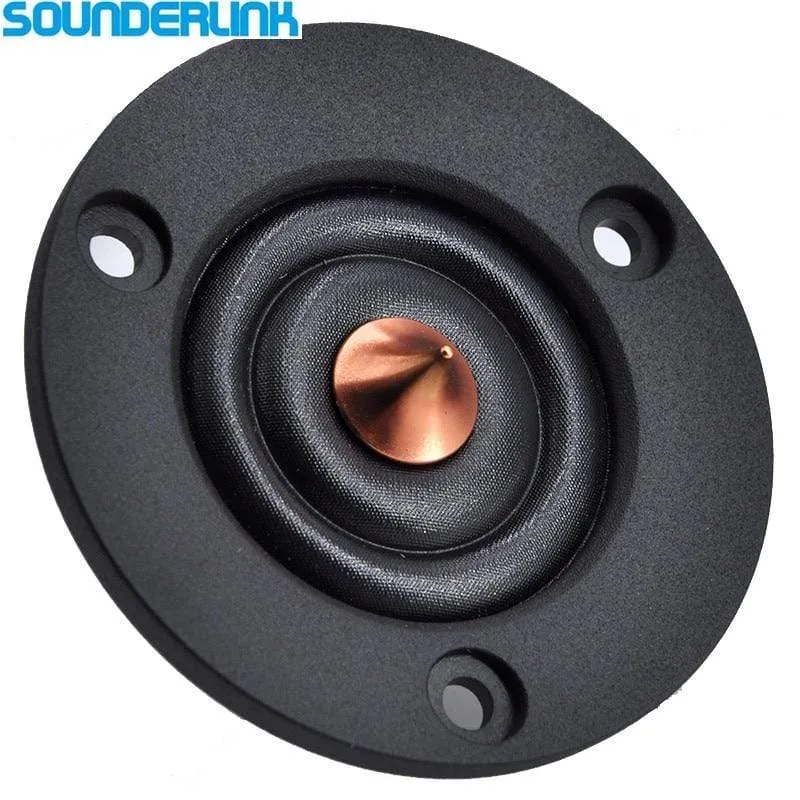 2 PC Sounderlink HiFi Seide Soft Dome Lautsprecher Treibereinheit Hochtöner DIY Bookself Sofa Auto 2 Zoll 65MM 4Ohm 30W