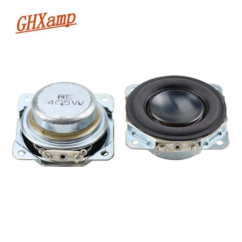 GHXAMP 1.5 Zoll 40mm Breitbandlautsprecher 4Ohm 5W Neodym Bluetooth-Lautsprecher Aluminiumbecken Reparatur Audiotreiber DIY 2St