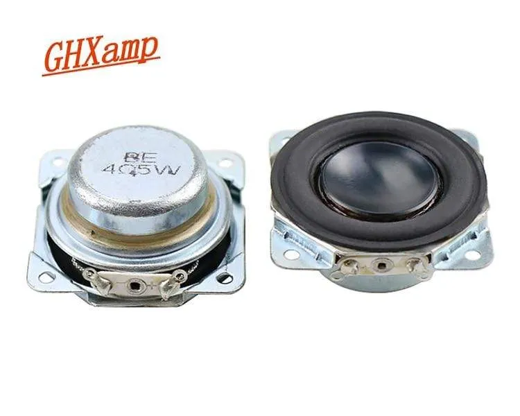 GHXAMP 1.5 Zoll 40mm Breitbandlautsprecher 4Ohm 5W Neodym Bluetooth-Lautsprecher Aluminiumbecken Reparatur Audiotreiber DIY 2St