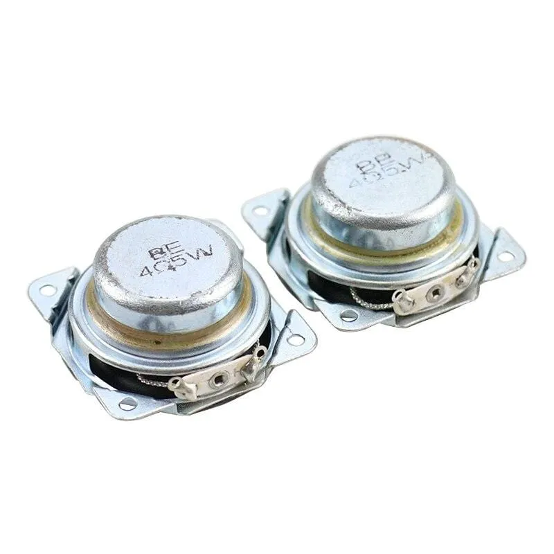 GHXAMP 1.5 Zoll 40mm Breitbandlautsprecher 4Ohm 5W Neodym Bluetooth-Lautsprecher Aluminiumbecken Reparatur Audiotreiber DIY 2St