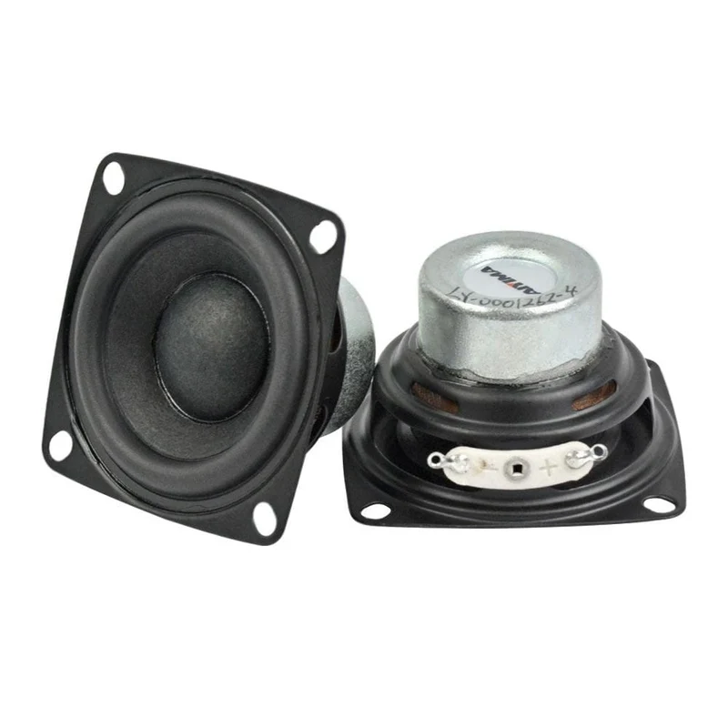 AIYIMA 2Pcs 2 Zoll Tragbare Vollständige Palette Lautsprecher Fahrer 4Ohm 10W 20Core Audio Neodym Magnet Lautsprecher Spalte für Home DIY