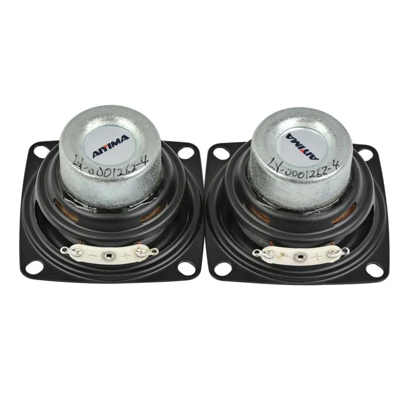 AIYIMA 2Pcs 2 Zoll Tragbare Vollständige Palette Lautsprecher Fahrer 4Ohm 10W 20Core Audio Neodym Magnet Lautsprecher Spalte für Home DIY