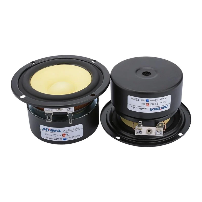 AIYIMA 3 Zoll Full Range Lautsprecher Treiber 4 8 Ohm 15W Sound Musik Lautsprecher Einheiten DIY Bücherregal Altavoz Amp Heimkino 2 Stück