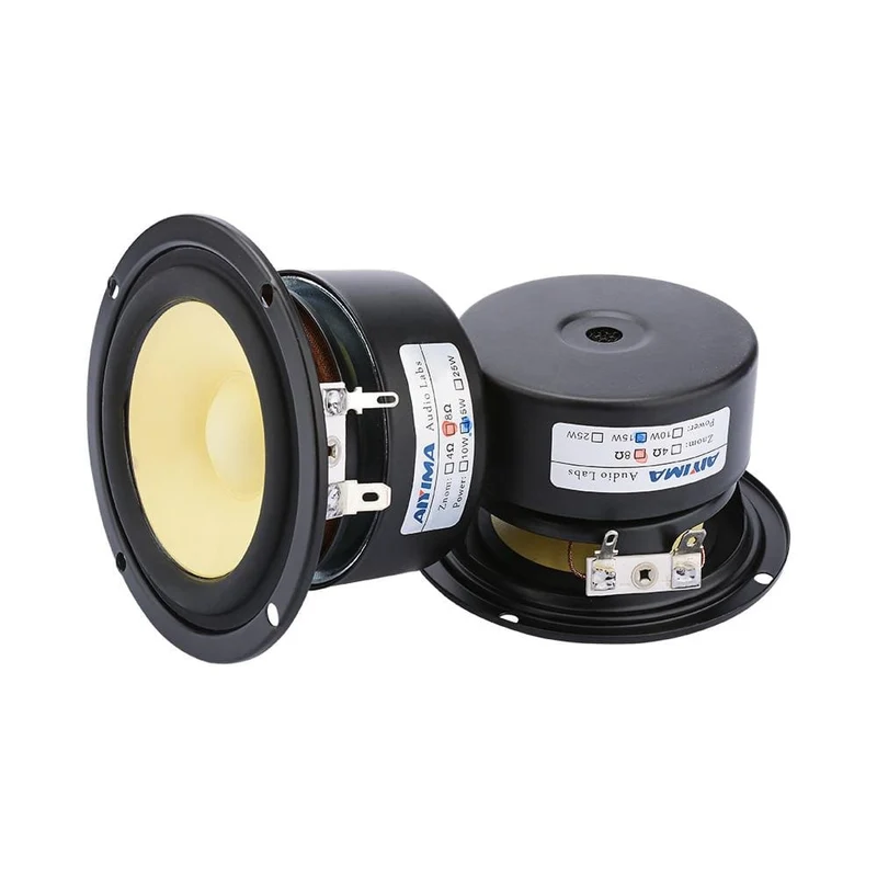 AIYIMA 3 Zoll Full Range Lautsprecher Treiber 4 8 Ohm 15W Sound Musik Lautsprecher Einheiten DIY Bücherregal Altavoz Amp Heimkino 2 Stück