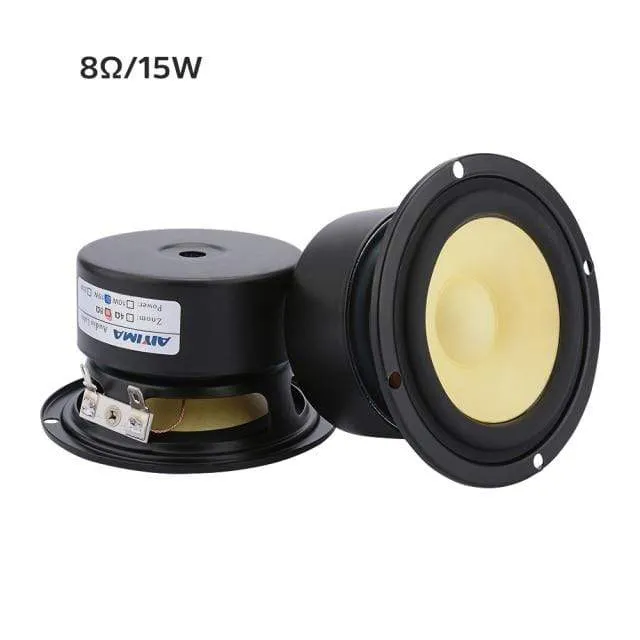 AIYIMA 3 Zoll Full Range Lautsprecher Treiber 4 8 Ohm 15W Sound Musik Lautsprecher Einheiten DIY Bücherregal Altavoz Amp Heimkino 2 Stück