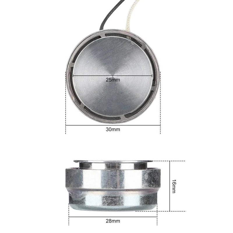 AIYIMA 2Pcs 30MM Vibration Resonance Lautsprecher 8 Ohm 8W Mini Vollständige Palette Lautsprecher DIY Heimkino Sound system Fahrer