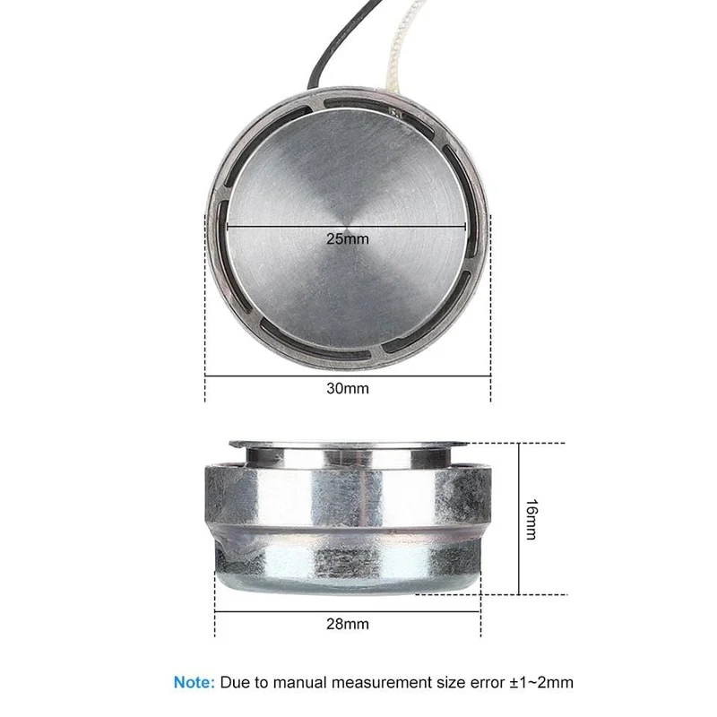 AIYIMA 2Pcs 30MM Vibration Resonance Lautsprecher 8 Ohm 8W Mini Vollständige Palette Lautsprecher DIY Heimkino Sound system Fahrer