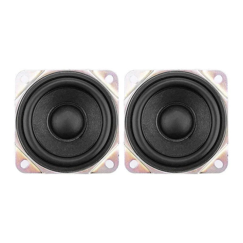 AIYIMA 2Pcs 2.5 Zoll Breitbandlautsprecher Einheiten 8 Ohm 10W Sound Lautsprecher Fahrer 66MM Gummi Rand Lautsprecher DIY Heimkino