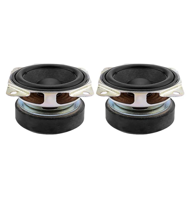 AIYIMA 2Pcs 2.5 Zoll Breitbandlautsprecher Einheiten 8 Ohm 10W Sound Lautsprecher Fahrer 66MM Gummi Rand Lautsprecher DIY Heimkino