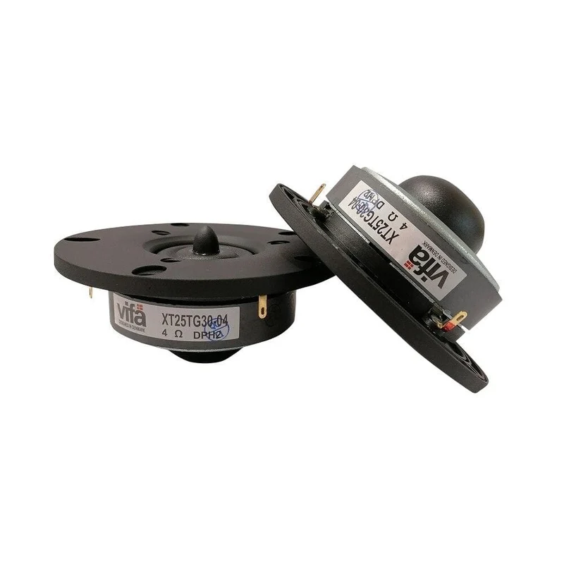 2 Stück Original Vifa DX25TG09-04/XT25TG30-04 4'' Hifi Home/Car Audio DIY Schwarz Membran Hochtöner Lautsprecher Treibereinheit 4ohm/100W