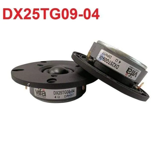 2 Stück Original Vifa DX25TG09-04/XT25TG30-04 4'' Hifi Home/Car Audio DIY Schwarz Membran Hochtöner Lautsprecher Treibereinheit 4ohm/100W