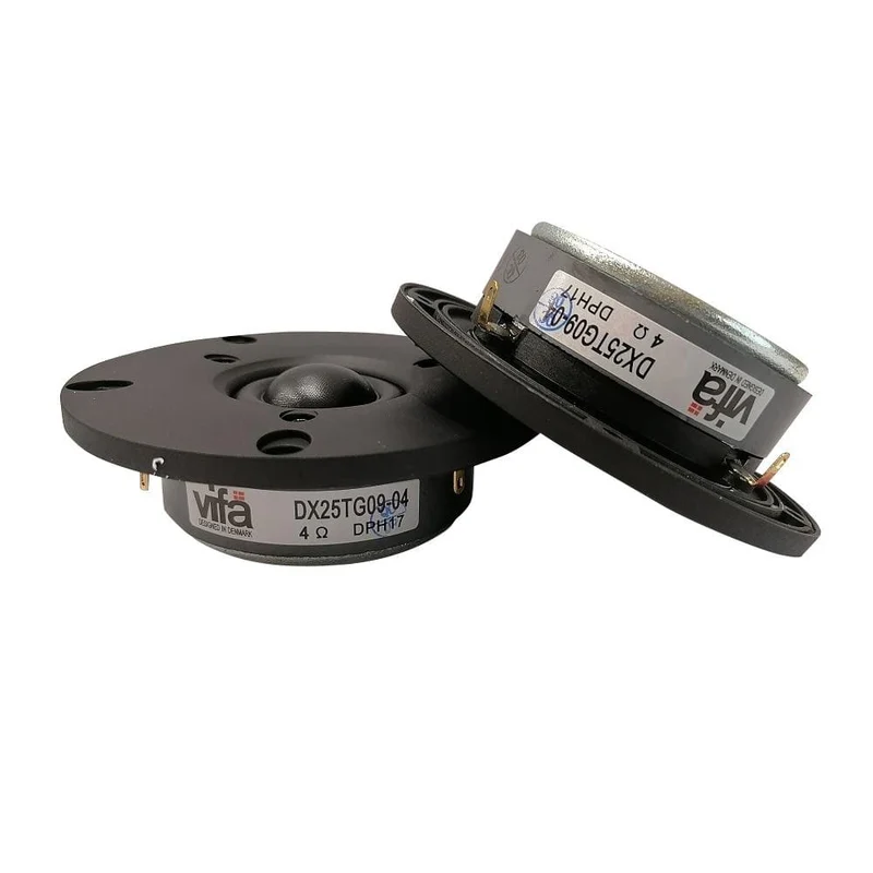 2 Stück Original Vifa DX25TG09-04/XT25TG30-04 4'' Hifi Home/Car Audio DIY Schwarz Membran Hochtöner Lautsprecher Treibereinheit 4ohm/100W