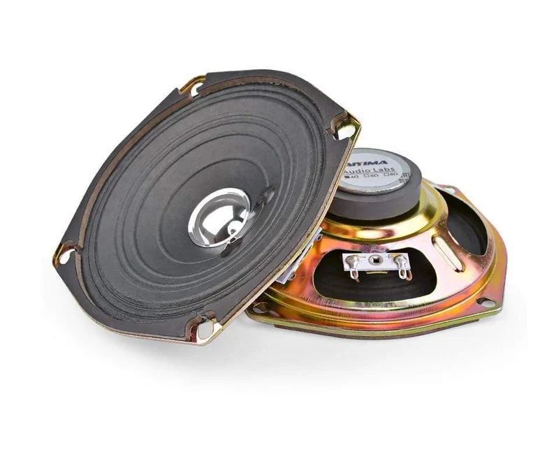 AIYIMA 2Pcs 5 Zoll Audio Lautsprecher Treiber 4 8 Ohm 5W Full Range Sound Lautsprecher Papierrand Lautsprecher DIY Verstärker Heimkino
