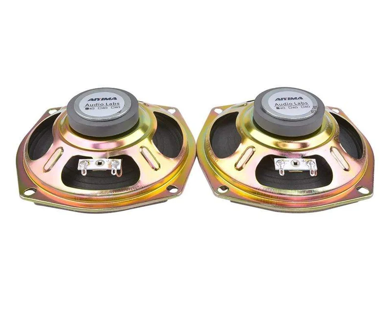 AIYIMA 2Pcs 5 Zoll Audio Lautsprecher Treiber 4 8 Ohm 5W Full Range Sound Lautsprecher Papierrand Lautsprecher DIY Verstärker Heimkino