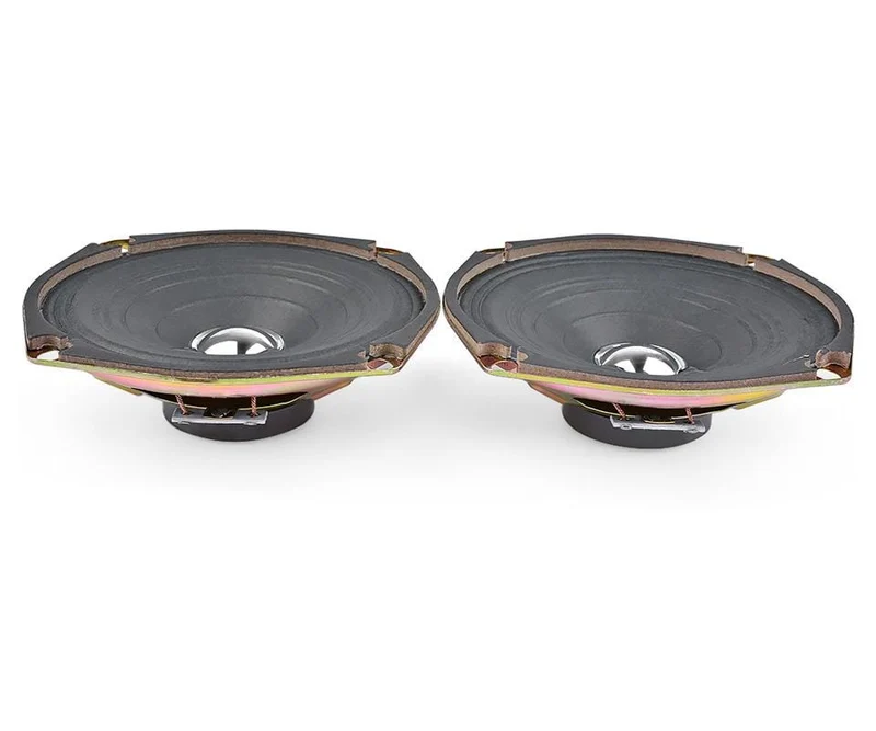 AIYIMA 2Pcs 5 Zoll Audio Lautsprecher Treiber 4 8 Ohm 5W Full Range Sound Lautsprecher Papierrand Lautsprecher DIY Verstärker Heimkino