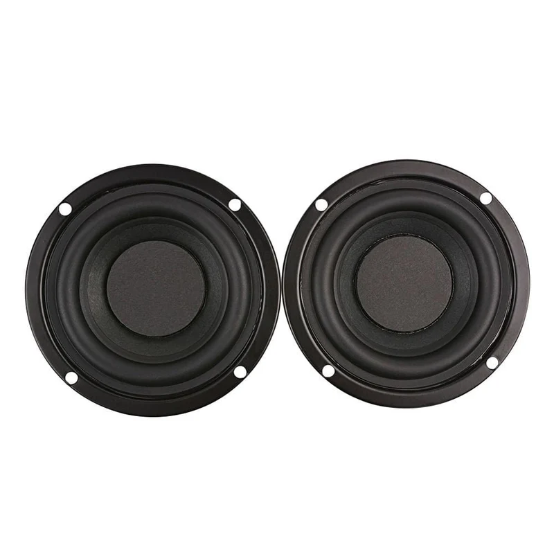 AIYIMA 2Pcs 3 Zoll Subwoofer Audio Lautsprecher Fahrer 4 8 Ohm 25W Tragbare Hifi Stereo Lautsprecher Woofer Lautsprecher horn