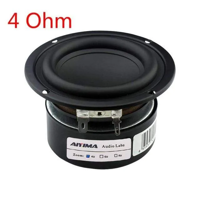 AIYIMA 2Pcs 3 Zoll Subwoofer Audio Lautsprecher Fahrer 4 8 Ohm 25W Tragbare Hifi Stereo Lautsprecher Woofer Lautsprecher horn