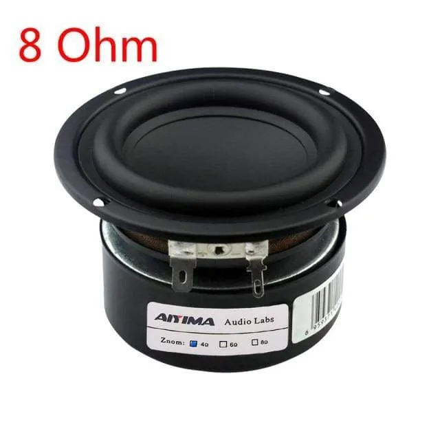 AIYIMA 2Pcs 3 Zoll Subwoofer Audio Lautsprecher Fahrer 4 8 Ohm 25W Tragbare Hifi Stereo Lautsprecher Woofer Lautsprecher horn
