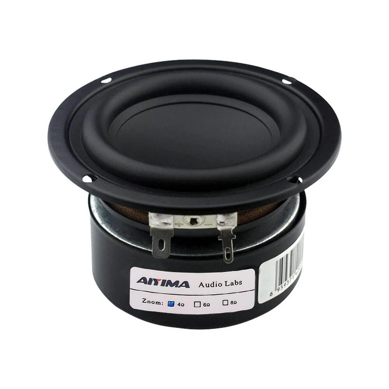 AIYIMA 2Pcs 3 Zoll Subwoofer Audio Lautsprecher Fahrer 4 8 Ohm 25W Tragbare Hifi Stereo Lautsprecher Woofer Lautsprecher horn
