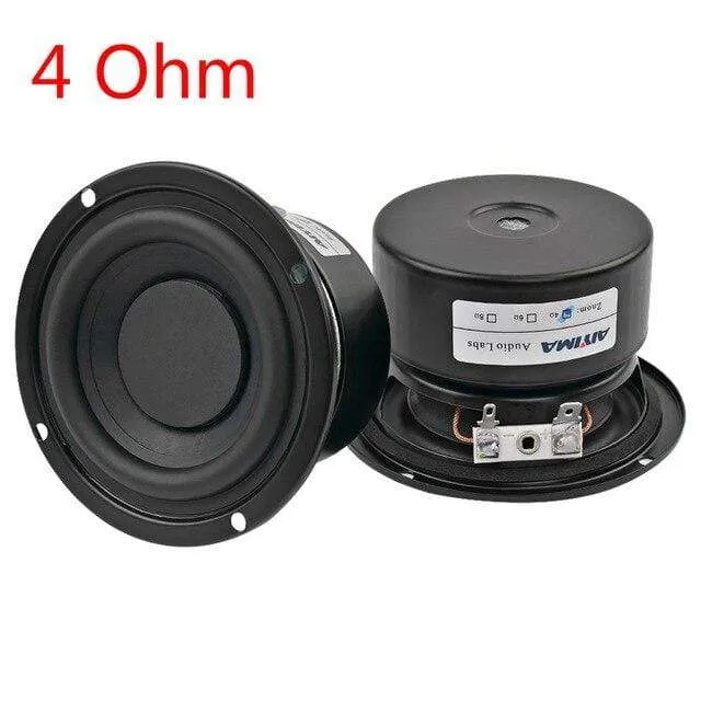 AIYIMA 2Pcs 3 Zoll Subwoofer Audio Lautsprecher Fahrer 4 8 Ohm 25W Tragbare Hifi Stereo Lautsprecher Woofer Lautsprecher horn