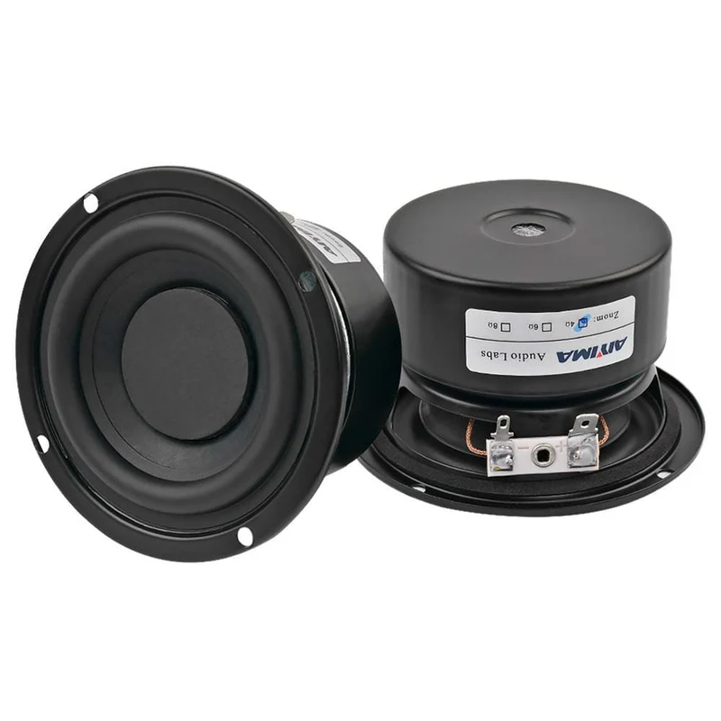 AIYIMA 2Pcs 3 Zoll Subwoofer Audio Lautsprecher Fahrer 4 8 Ohm 25W Tragbare Hifi Stereo Lautsprecher Woofer Lautsprecher horn