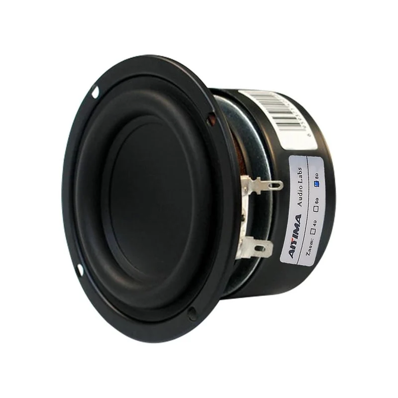 AIYIMA 2Pcs 3 Zoll Subwoofer Audio Lautsprecher Fahrer 4 8 Ohm 25W Tragbare Hifi Stereo Lautsprecher Woofer Lautsprecher horn