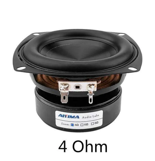 AIYIMA 1Pcs 4 Zoll Woofer Lautsprecher Fahrer Hifi 4 8 ​​Ohm 100W Bass Sound Lautsprecher Wasserdichte Subwoofer DIY sound Heimkino