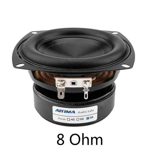 AIYIMA 1Pcs 4 Zoll Woofer Lautsprecher Fahrer Hifi 4 8 ​​Ohm 100W Bass Sound Lautsprecher Wasserdichte Subwoofer DIY sound Heimkino