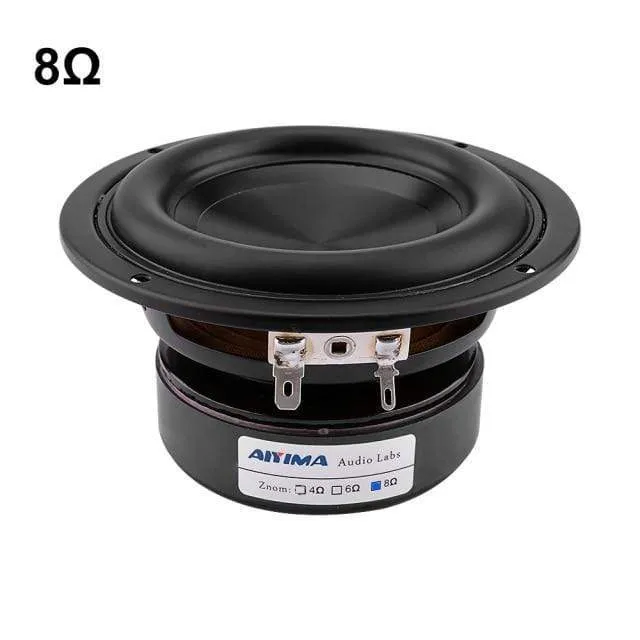 AIYIMA 1Pcs 4 Zoll Woofer Lautsprecher Fahrer Hifi 4 8 ​​Ohm 100W Bass Sound Lautsprecher Wasserdichte Subwoofer DIY sound Heimkino