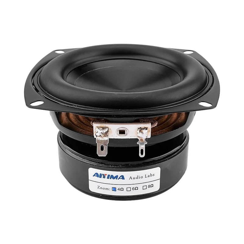 AIYIMA 1Pc 4 Zoll 100W Audio Lautsprecher Fahrer 4Ohm 8Ohm Schwere Bass Lautsprecher Hifi Sound Musik Subwoofer Lautsprecher für DIY Theater