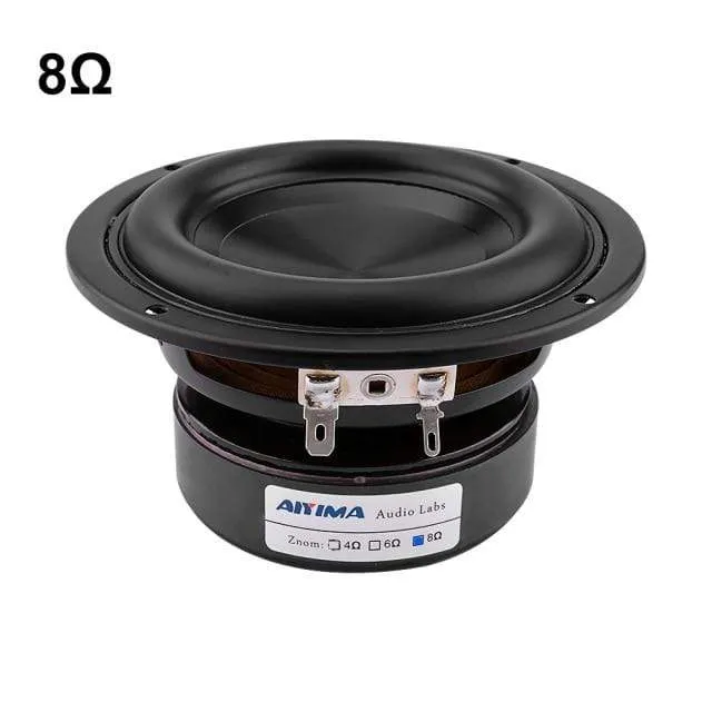 AIYIMA 1Pc 4 Zoll 100W Audio Lautsprecher Fahrer 4Ohm 8Ohm Schwere Bass Lautsprecher Hifi Sound Musik Subwoofer Lautsprecher für DIY Theater