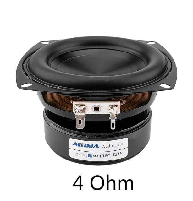 AIYIMA 1Pc 4 Zoll 100W Audio Lautsprecher Fahrer 4Ohm 8Ohm Schwere Bass Lautsprecher Hifi Sound Musik Subwoofer Lautsprecher für DIY Theater
