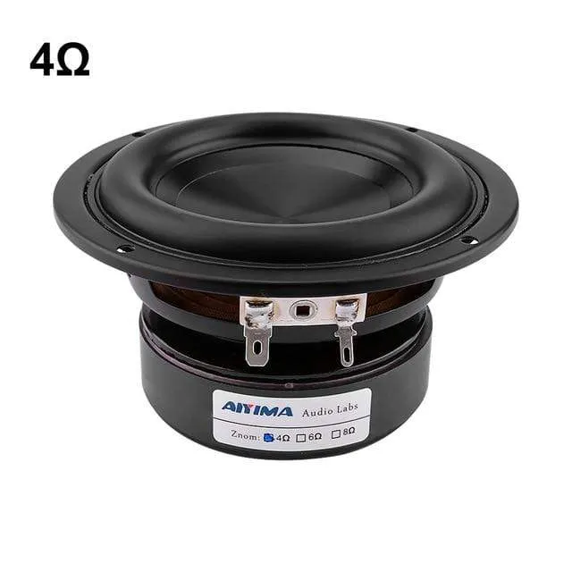 AIYIMA 1Pc 4 Zoll 100W Audio Lautsprecher Fahrer 4Ohm 8Ohm Schwere Bass Lautsprecher Hifi Sound Musik Subwoofer Lautsprecher für DIY Theater