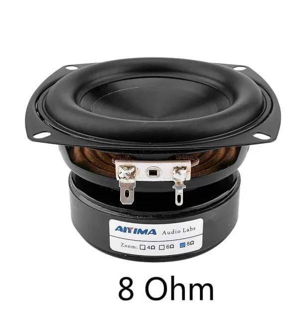 AIYIMA 1Pc 4 Zoll 100W Audio Lautsprecher Fahrer 4Ohm 8Ohm Schwere Bass Lautsprecher Hifi Sound Musik Subwoofer Lautsprecher für DIY Theater