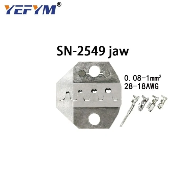 Crimpzangenbacken SN-48B / 48BS / 02C / 2549 / 03H / 2546B / 2WF2C / 06WF / 16WF / 06, zum Crimpen von Anschlüssen