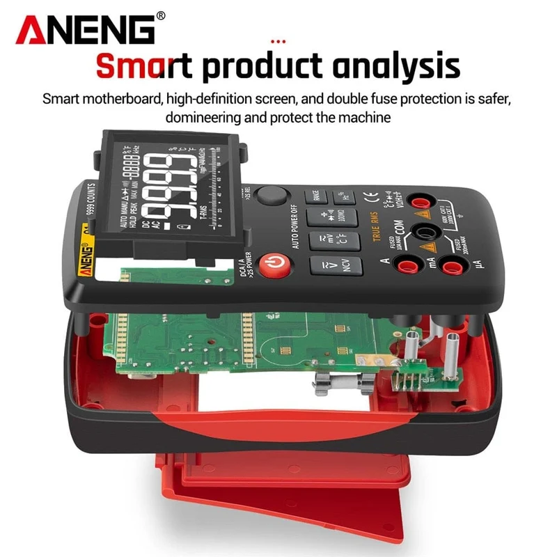 ANENG Q1 Digital Multimeter 9999 Analog Tester True RMS Professionelles Multimetro DIY Transistor Kondensator NCV Tester LCR Meter