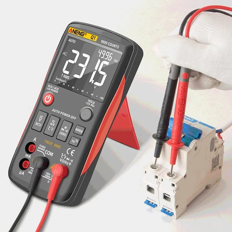 ANENG Q1 Digital Multimeter 9999 Analog Tester True RMS Professionelles Multimetro DIY Transistor Kondensator NCV Tester LCR Meter