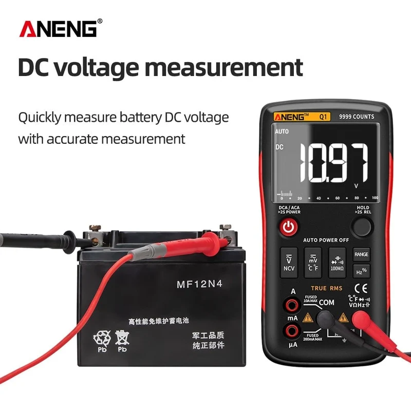 ANENG Q1 Digital Multimeter 9999 Analog Tester True RMS Professionelles Multimetro DIY Transistor Kondensator NCV Tester LCR Meter