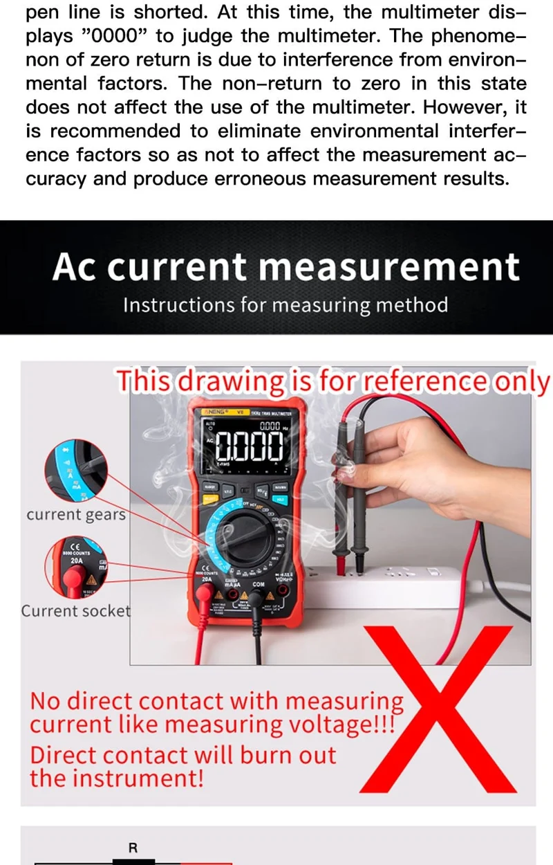 ANENG Q1 Digital Multimeter 9999 Analog Tester True RMS Professionelles Multimetro DIY Transistor Kondensator NCV Tester LCR Meter