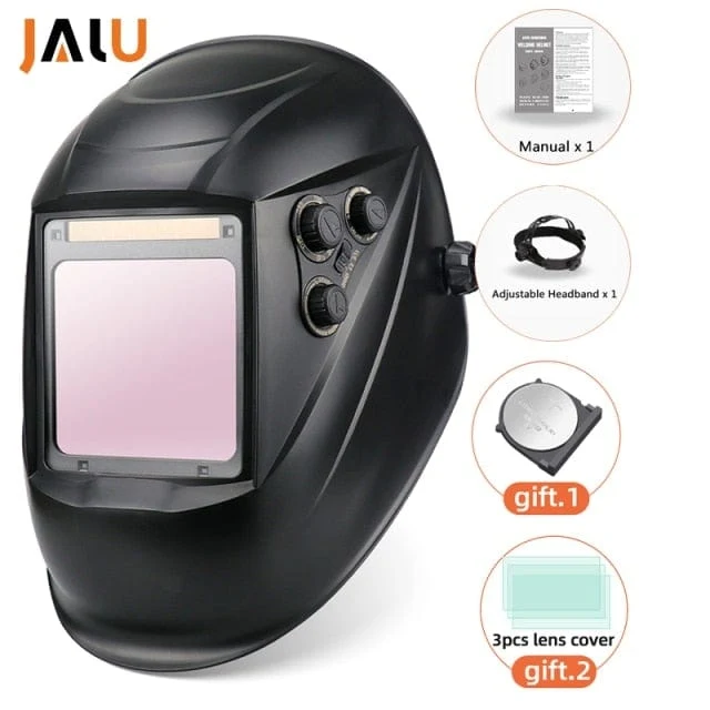 Professioneller Schweißschutzhelm, automatisch verdunkelnde Lötmaske, True-Color-Schweißerkappe, 4 Lichtbogensensoren für WIG, MIG, MMA