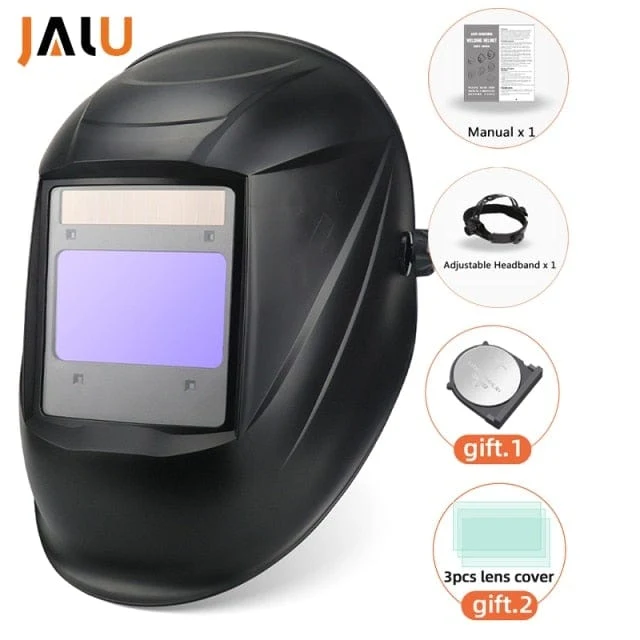 Professioneller Schweißschutzhelm, automatisch verdunkelnde Lötmaske, True-Color-Schweißerkappe, 4 Lichtbogensensoren für WIG, MIG, MMA