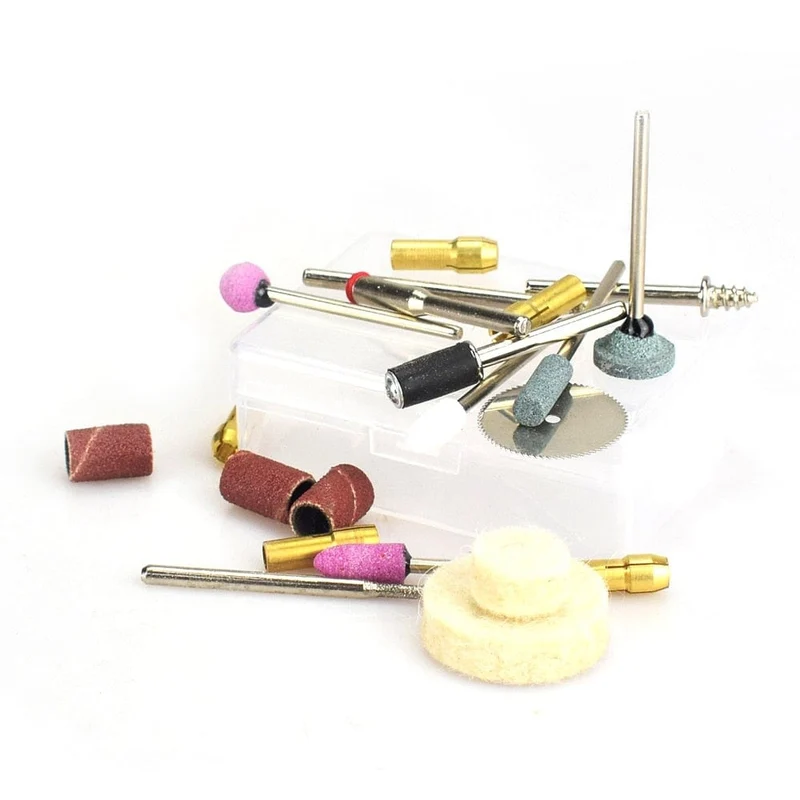 NEWACALOX Mini-Schleifmaschine mit variabler Geschwindigkeit und USB-Aufladung, Rotationswerkzeug-Set, Schleifset mit 126-teiligem Gravurzubehör-Set