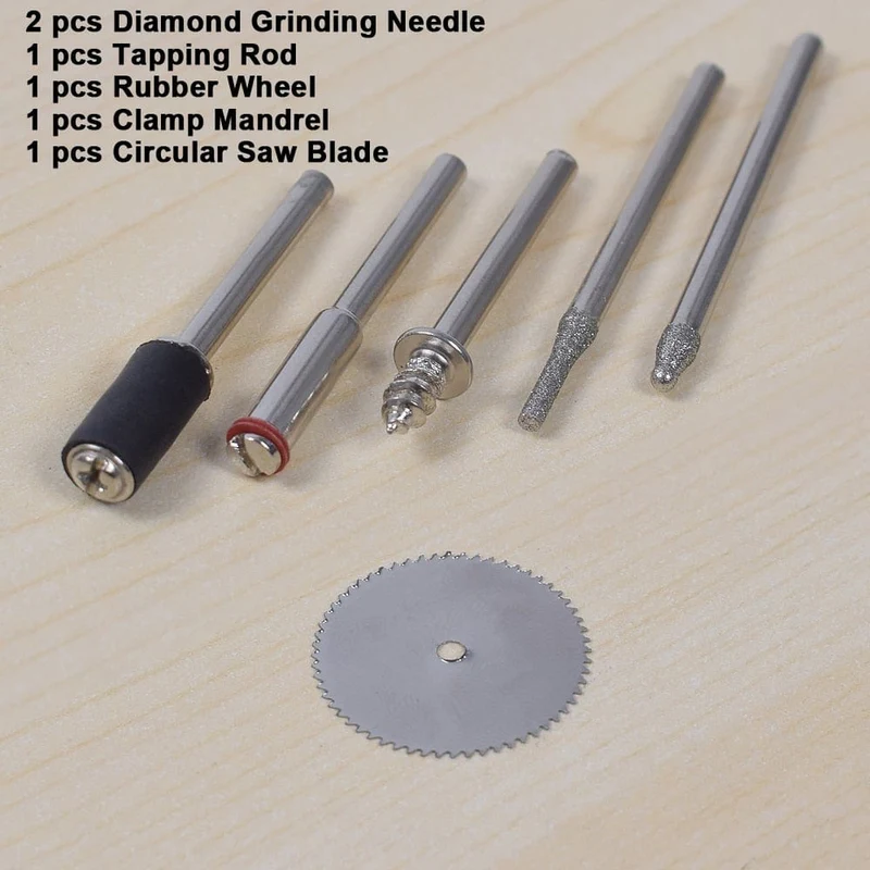 NEWACALOX Mini-Schleifmaschine mit variabler Geschwindigkeit und USB-Aufladung, Rotationswerkzeug-Set, Schleifset mit 126-teiligem Gravurzubehör-Set