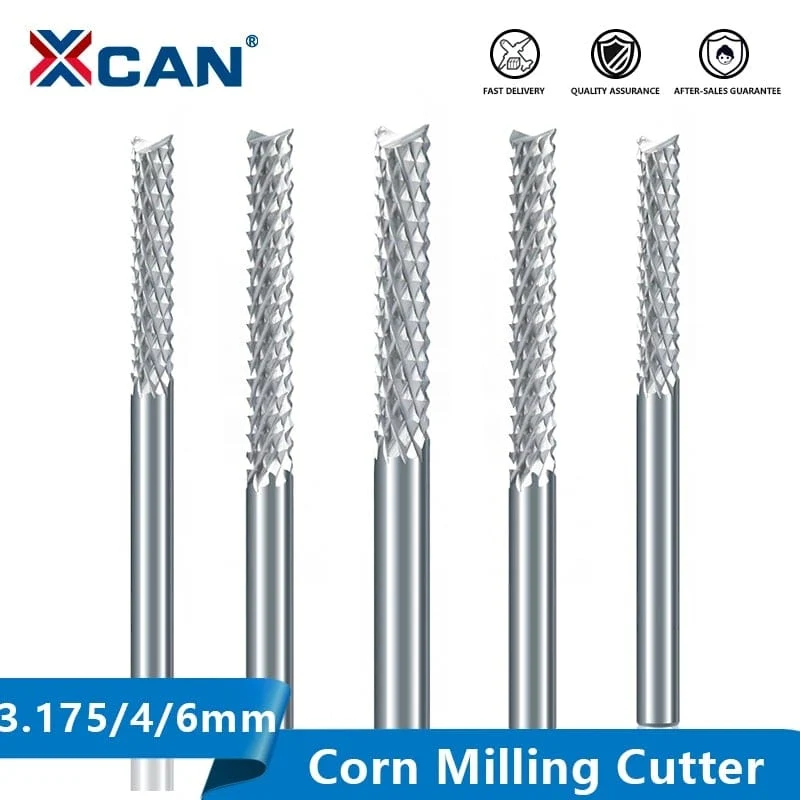 XCAN Fräser 3.175/4/6 mm Schaft Maisschaftfräser CNC-Fräser PCB Maschinenfräswerkzeug