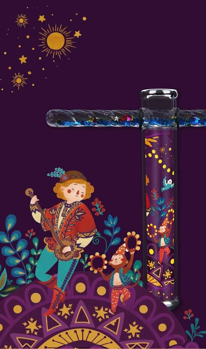 Kaleidoskop Klassisches Spielzeug Treibsand Glitzer Zauberstab Kaleidoskop Baby Spielzeug Lustiges Licht Schatten Wissenschaft Lernspielzeug Für Kinder