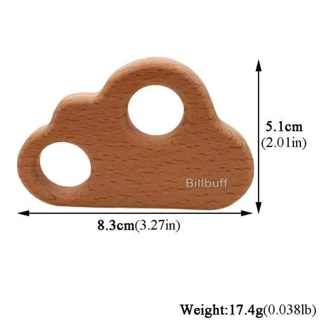 Heißer Baby Beißring Holz Tier Schnuller Anhänger Blätter Buche Eichhörnchen Nagetier Baby Gym Zubehör Zahn Anhänger Pflege Spielzeug Geschenk